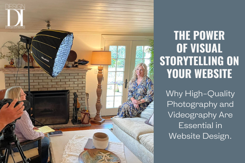 Visual storytelling photography videography for websites Design Interventions Wilmington NC. The Power of Visual Storytelling on Your Website