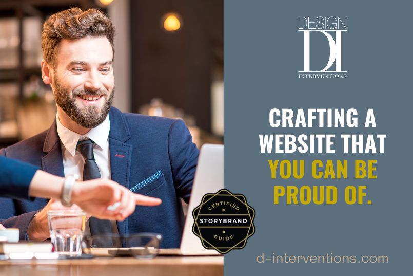 StoryBrand Certified Guide Design Interventions website design Wilmington NC